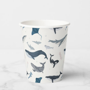 Vasos De Papel Debajo de la Copa de Tableware Fiesta de la Ducha