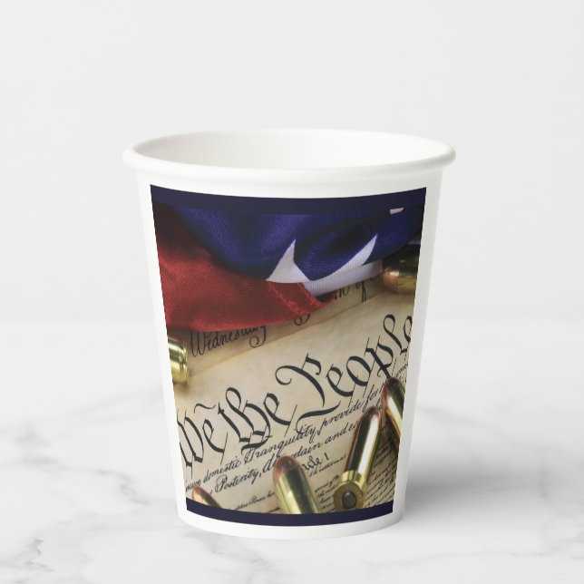 Vasos De Papel Declaración de Independencia (Anverso)