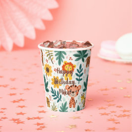 Vasos De Papel decoración de cumpleaños infantil