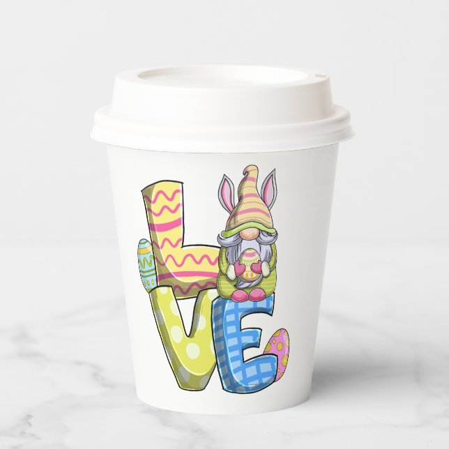 Vasos De Papel decoración de Pascua (Anverso)