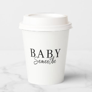 Vasos De Papel Decoración moderna de Baby Shower Chocolate Bar Re