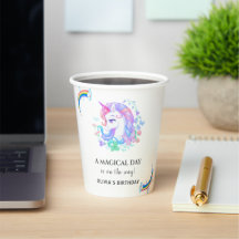 Decoraciones de la fiesta de cumpleaños de Unicorn