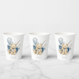 Vasos De Papel Decoraciones del Fiesta de Baby Shower Boho Boy Te