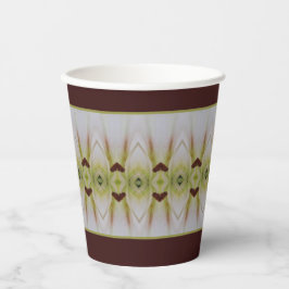 Vasos De Papel Decorativo del tono de la tierra