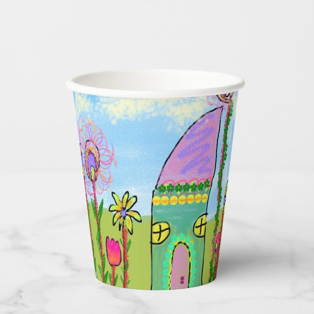 Vasos De Papel Deliciosa taza de papel para la casa (Anverso)