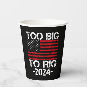 Vasos De Papel Demasiado Grande Para Rig Elecciones 2024