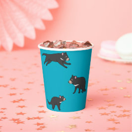 Vasos De Papel Demonio de Tasmania