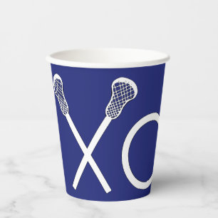 Vasos De Papel Deportes de Lacrosse