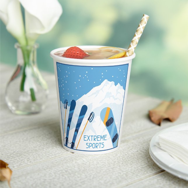 Vasos De Papel Deportes en invierno (Subido por el creador)