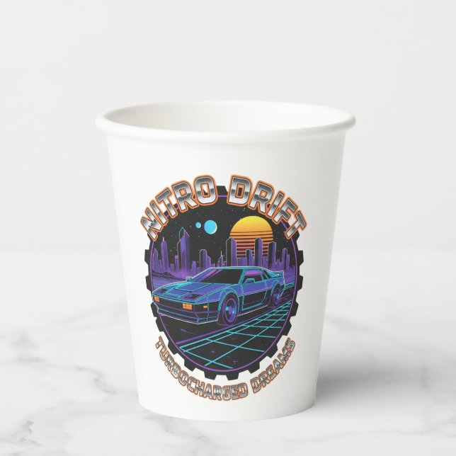 Vasos De Papel Deriva de Nitro (Anverso)