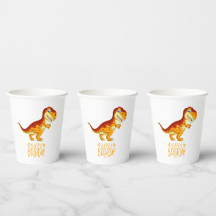 Vasos De Papel Desata el oro del chico divertido