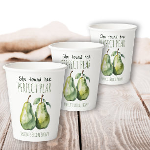 Vasos De Papel Desayuno de frutas elegantes Perfecta lluvia de pe