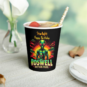 Vasos De Papel ¡Descubre Misterios Alienígenas en Roswell!