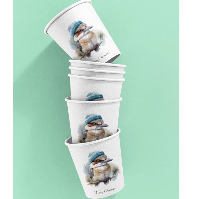 Vasos De Papel Deseos de cucaburra de invierno, personalizado (Subido por el creador)
