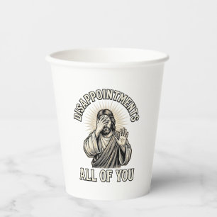 Vasos De Papel Desilusiones Divertidas Todos Ustedes Grabado Anti