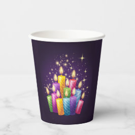 Vasos De Papel Deslumbrante de velas