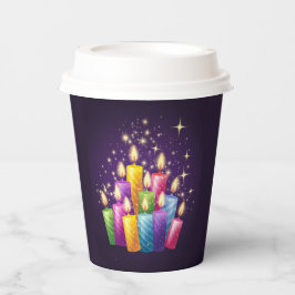 Vasos De Papel Deslumbrante de velas