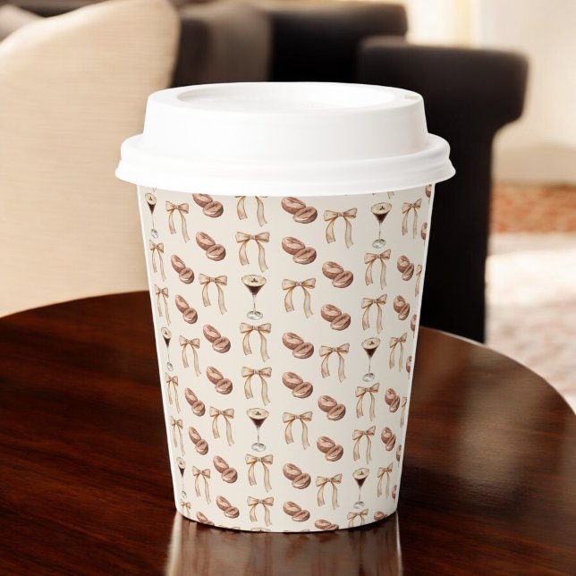 Vasos De Papel Despedida de soltera con espresso martini 'El amor (Subido por el creador)