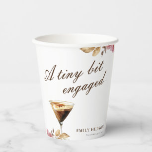 Vasos De Papel Despedida de soltera con Martini de Espresso Un Po