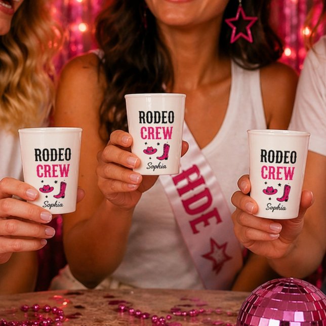 Vasos De Papel Despedida de soltera de la novia, último rodeo, co (Subido por el creador)