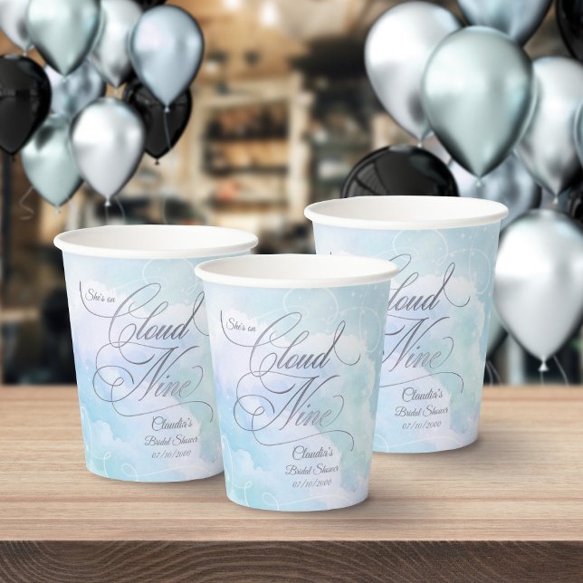 Vasos De Papel Despedida de Soltera: Está en el Cielo (Subido por el creador)