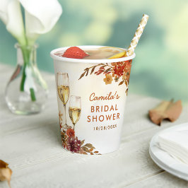 Vasos De Papel Despedida de soltera floral boho