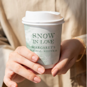 Vasos De Papel Despedida de soltera Snow in Love