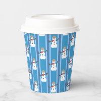 Detective de Snowman azul divertido y divertido