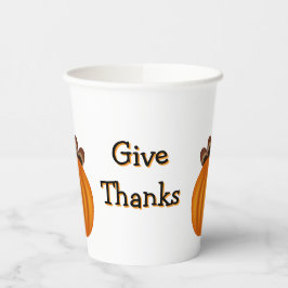 Vasos De Papel Día de Acción de Gracias