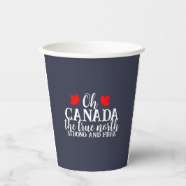 Vasos De Papel Día de Canadá