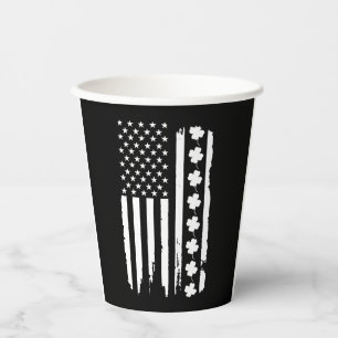 Vasos De Papel Día de la Bandera Americana St Patricks