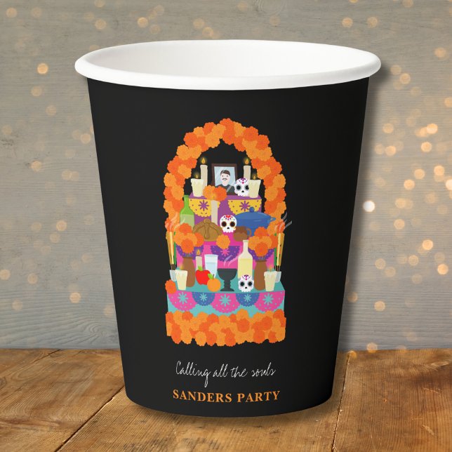 Vasos De Papel Día de la fiesta de halloween muerta (Subido por el creador)