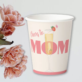 Vasos De Papel Día de la Madre Brunch