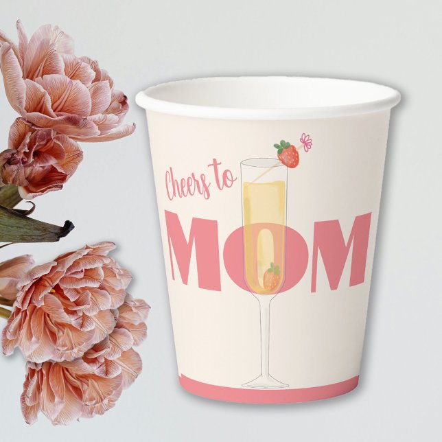 Vasos De Papel Día de la Madre Brunch (Subido por el creador)