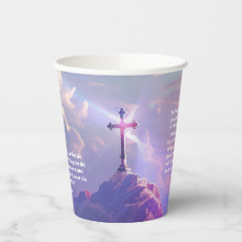 Vasos De Papel Día de la Resurrección Religiosa Fiesta de Pascua