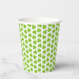 Vasos De Papel Día de los Shamrock ligeros
