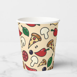 Vasos De Papel Día de Pizza
