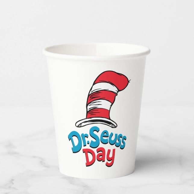 Vasos De Papel Día del Dr. Seuss (Izquierda)