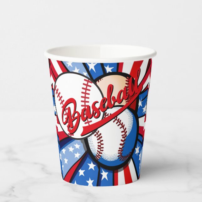 Vasos De Papel Días de béisbol (Izquierda)