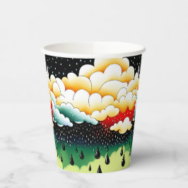 Vasos De Papel Días lluviosos