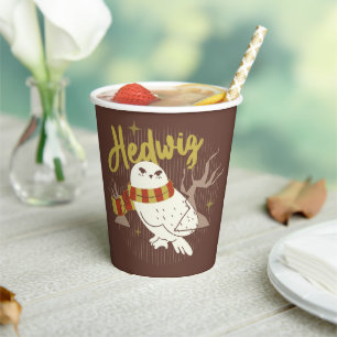 Vasos De Papel Dibujo del Bosque Caprichoso de Hedwig