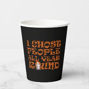Vasos De Papel Dicho divertido de Halloween