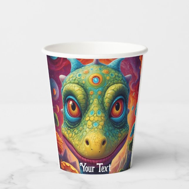 Vasos De Papel Dino-mite de ducha para bebés (Reverso )