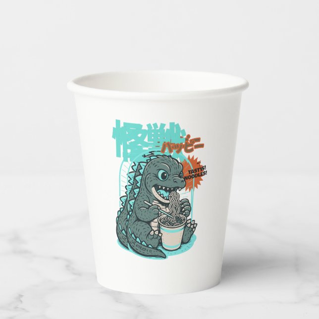 Vasos De Papel Dino ramen (Anverso)