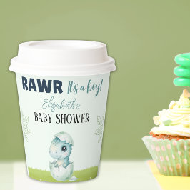 Vasos De Papel Dinosaur Baby Shower Party Napkins for Boy