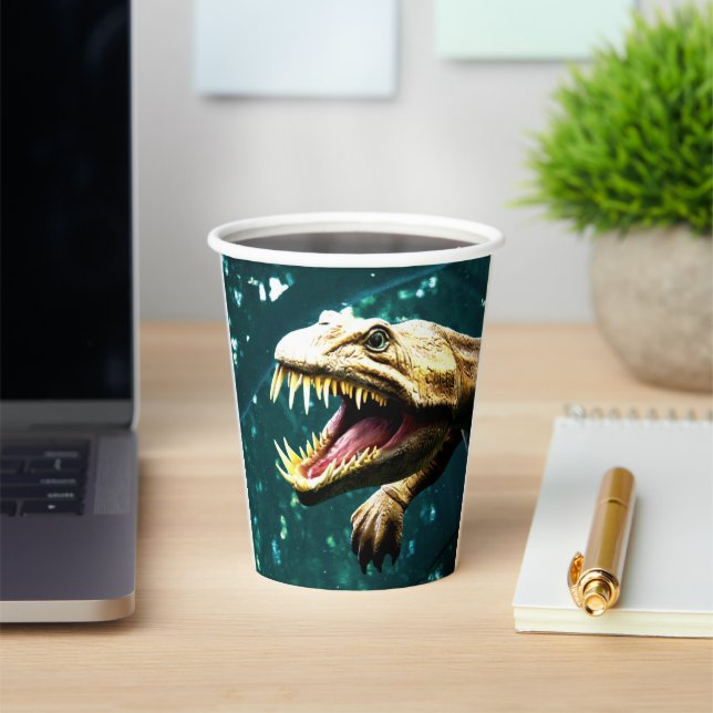 Vasos De Papel Dinosaurio (in situ)