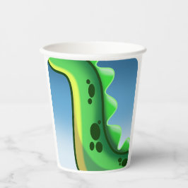 VASOS DE PAPEL DINOSAURIO DE LARGO NECESARIO MÍSTERO