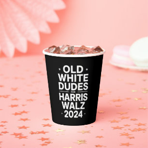 Vasos De Papel Dioses Blancos Ancianos para la Política Democráti