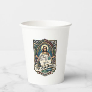 Vasos De Papel Dirección Postal de Jesús Cielo Dirección Postal d