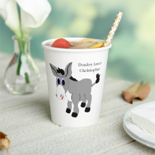 Vasos De Papel Diseño de burro